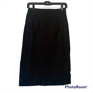 NEW Forever 21 black lace pencil skirt SIZE M NWT